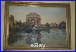 Original Boris Litovchenko Oil on Canvas Painting signed Palace of Fine Arts SF
