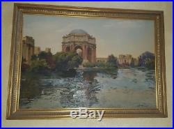 Original Boris Litovchenko Oil on Canvas Painting signed Palace of Fine Arts SF