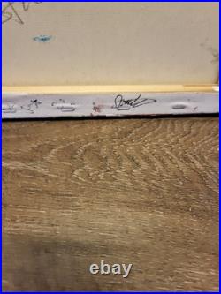 Original Colorful Abstract Modern Contemporary Art Canvas Piece 12x12in