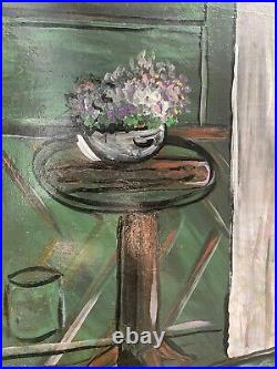 Original Era dated 1916 title SECRET WINDOW Signed Henri Matisse Oil on paper
