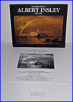 Original Framed Oil On Canvas Landscape Painting by Albert Insley (1842-1937)