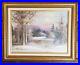 Original-Framed-Oil-Painting-on-Canvas-of-Snow-Covered-Mountains-Signed-Antonio-01-bqb