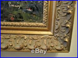 Original Framed Oil on Canvas Listed French Artist MICHEL PERNES Chesapeake MD