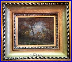 Original Franklin DeHaven(1856-1934) on Canvas Oil painting Dated 1901