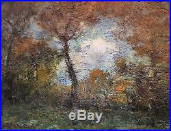 Original Franklin DeHaven(1856-1934) on Canvas Oil painting Dated 1901
