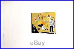 Original French Oil Painting Hand Painted on Canvas Contemporary Art Neal Turner