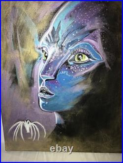 Original Hand-Painted Acrylic Art On Canvas Avatar Painting On Canvas