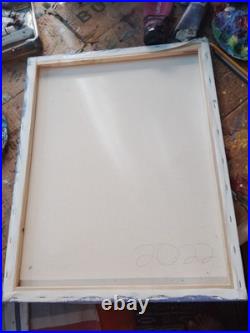 Original Handmade Acrylic Painting On Canvas Abstract