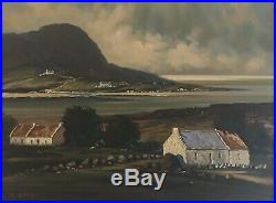 Original Irish Art Oil On Canvas Painting Donegal, Ireland By A Rangast