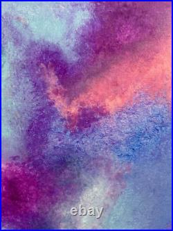 Original Kayla Braden Abstract Sweetheart Acrylic Glitter Painting on Canvas