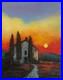 Original-Landscape-Acrylic-Painting-Sunset-House-Canvas-19-7x15-7-01-lvd
