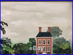 Original MAXWELL MAYS Oil PAINTING on Canvas Art Primitive FAMILY Portrait 1977