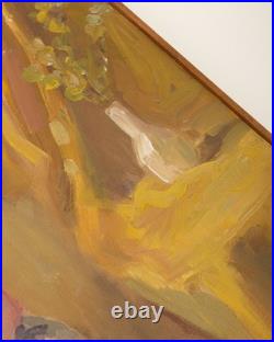 Original Mid-Century Impressionist Portrait Oil Painting, Signed Wendy Walworth