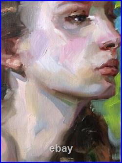 Original Oil Canvas Portrait Painting Art By Ukraine Artist Igorgrey