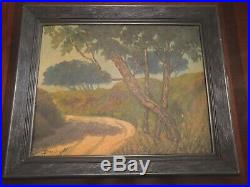 Original Oil On Canvas Artist Signed 1920s-1940s 20X16