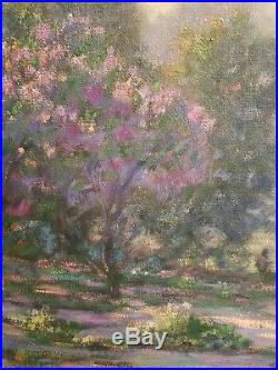Original Oil On Canvas By Listed California/arizona Artis Robert Goldman
