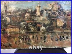 Original Oil On Canvas Painting By Emanuele Cappello
