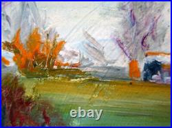 Original? Oil? Painting? Farm? Horse Cow Landscape? Art? Pop? Abstract? Outsider Shrek