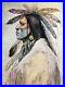 Original-Oil-Painting-Native-American-Indian-WARRIOR-South-Western-Art-Santa-Fe-01-zcd