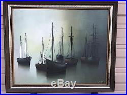 Original Oil Painting On Canvas By France Famous Artist Gilbert Bria