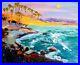 Original-Oil-Painting-On-Canvas-Laguna-Beach-Art-Seascape-California-Landscape-01-elmi