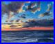 Original-Oil-Painting-On-Canvas-Sunrise-Ocean-Blue-Gold-seascape-16x20-canvas-01-gdu
