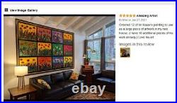 Original Oil Painting Stretched Canvas Impressionist Art