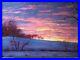 Original-Oil-Painting-Sunrise-Winter-Snow-Sunset-20x16-Landscape-Art-Canvas-01-maz