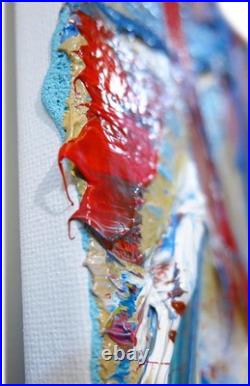 Original Oil? Painting Vintage Art? Signed Impressionism Pop? Abstract Nature Deco