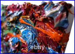 Original Oil? Painting Vintage Art? Signed Impressionism Pop? Abstract Nature Deco