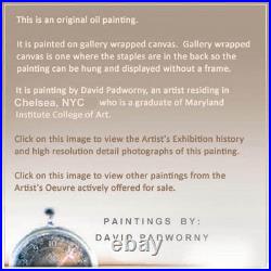 Original Oil? Painting Vintage Art? Signed Impressionism Pop? Abstract Nature Deco