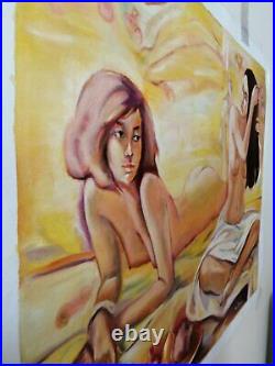 Original Oil Painting Woman Art By Ukraine Artist