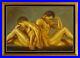 Original-Oil-Painting-art-two-young-male-nude-man-on-canvas-24X36-01-rd