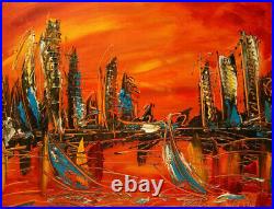 Original Oil Painting on canvas IMPRESSIONIST ART LANDSCAPE