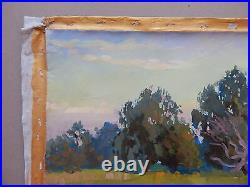 Original Oil Painting on canvas Landscape Evening Ukrainian Art Signed 50? 60cm
