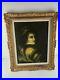 Original-Oil-on-Canvas-Painting-of-Renaissance-Lady-Unknown-Ornate-Wood-Frame-01-cv