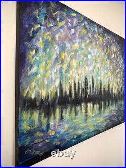 Original Painting Abstract Cityscape Confetti City 36x48 on Canvas Modern Art