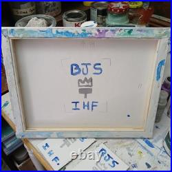 Original Painting Acrylic On Canvas 11x14 Untitled IHF