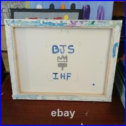 Original Painting Acrylic On Canvas 11x14 Untitled IHF