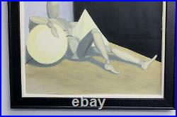 Original Painting MANNEQUIN Oil on Canvas 28 x 28 FRAMED (Art/Abstract)