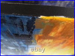 Original Painting New York City Acrylic on Canvas 60X50cm Cityscape Original Art