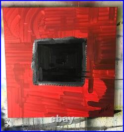 Original Painting On Canvas- -Skyline- -Contemporary. Brand New