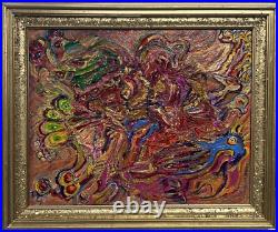 Original Painting on Canvas in a Fantasy Abstract Style by Serg Graff LOOP COA