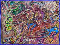 Original Painting on Canvas in a Fantasy Abstract Style by Serg Graff LOOP COA