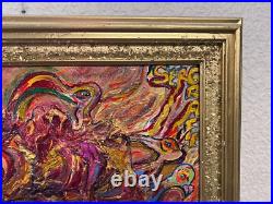Original Painting on Canvas in a Fantasy Abstract Style by Serg Graff LOOP COA