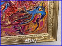 Original Painting on Canvas in a Fantasy Abstract Style by Serg Graff LOOP COA