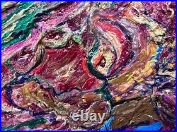 Original Painting on Canvas in a Fantasy Abstract Style by Serg Graff LOOP COA