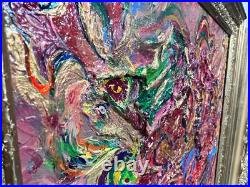 Original Painting on Canvas in a Fantasy Abstract Style by Serg Graff LOOP COA