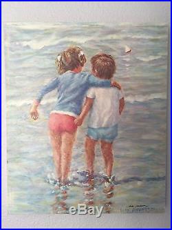 Original Painting on canvas Signed by Ivan Anderson Titled Big Sister