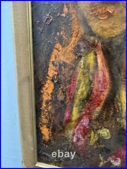 Original Quality Art Expressionism Cubism Surreal Face Girl On Canvas